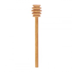Cuillère en bois pour déguster le miel